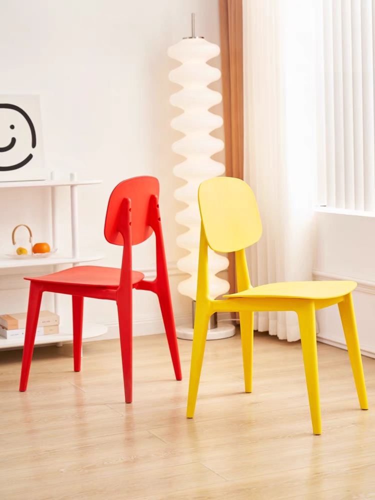 Dining room Furniture chair modern leisure design plastic chair for restaurant